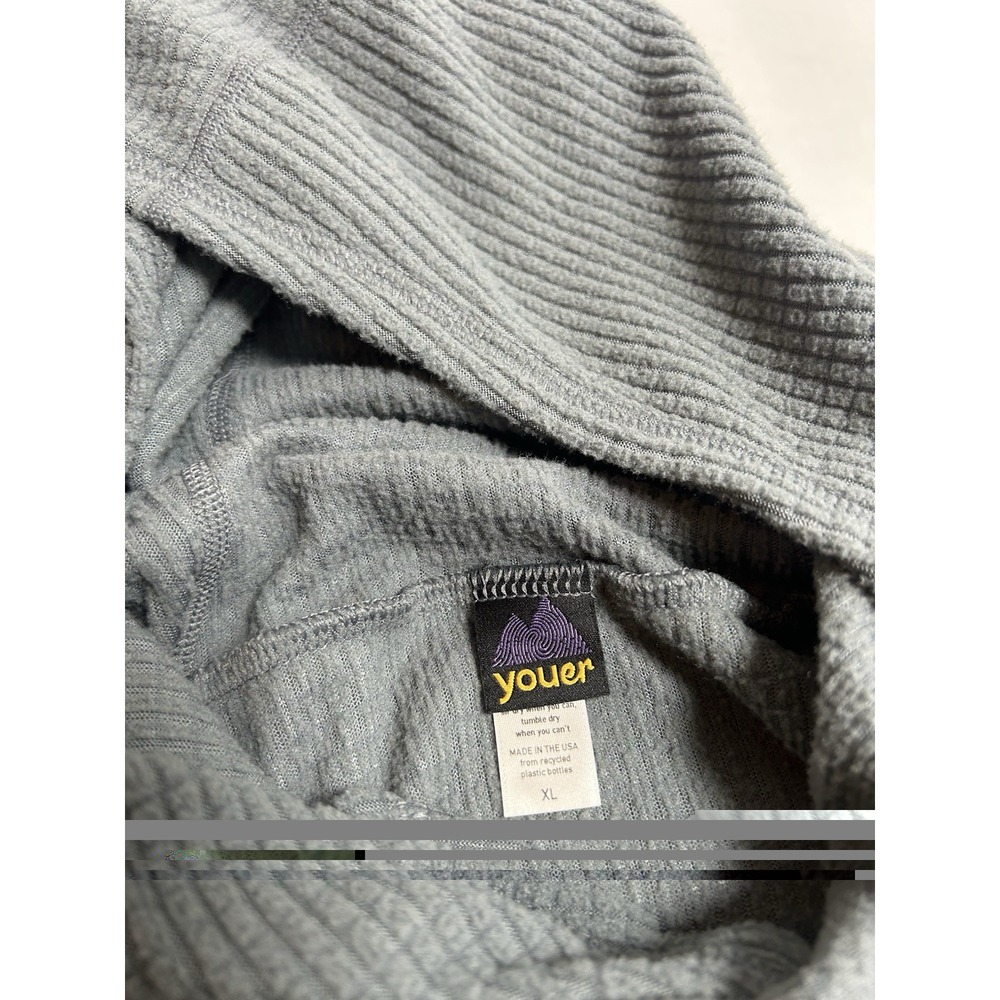 Youer Women's Size Xl Fleece Hoodie Dress Pockets Active Printed Sleeves EUC - Picture 6 of 6